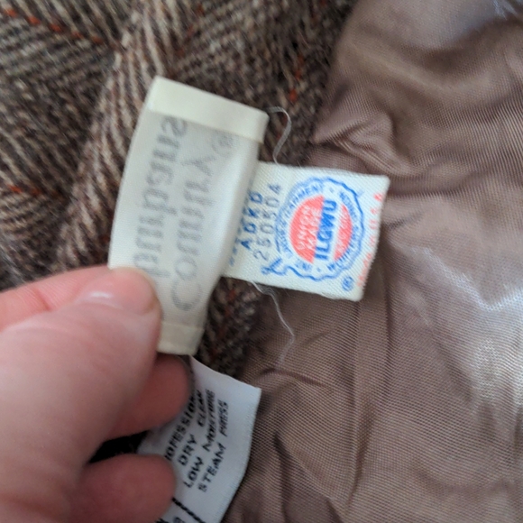 Vintage tweed wool suit union made size 8 - Picture 10 of 10